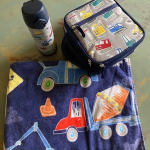 NWOT! Pottery Barn Kids Construction Theme Lot